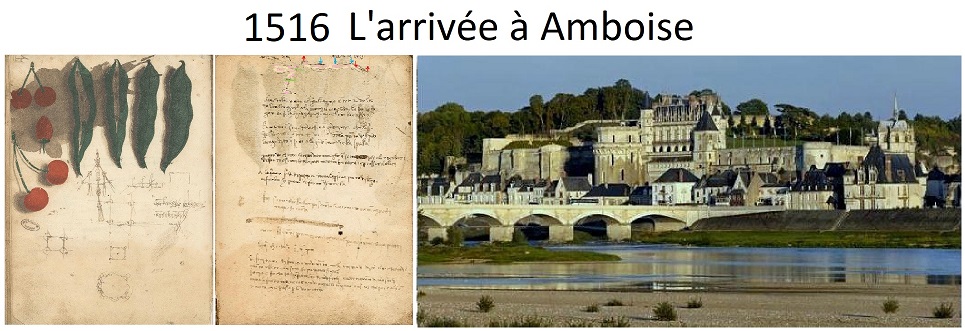 L'arrivée de Léonard à Amboise