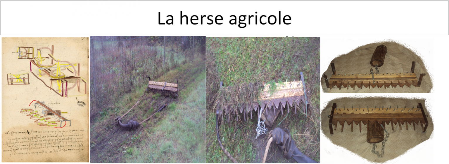 La herse agricole