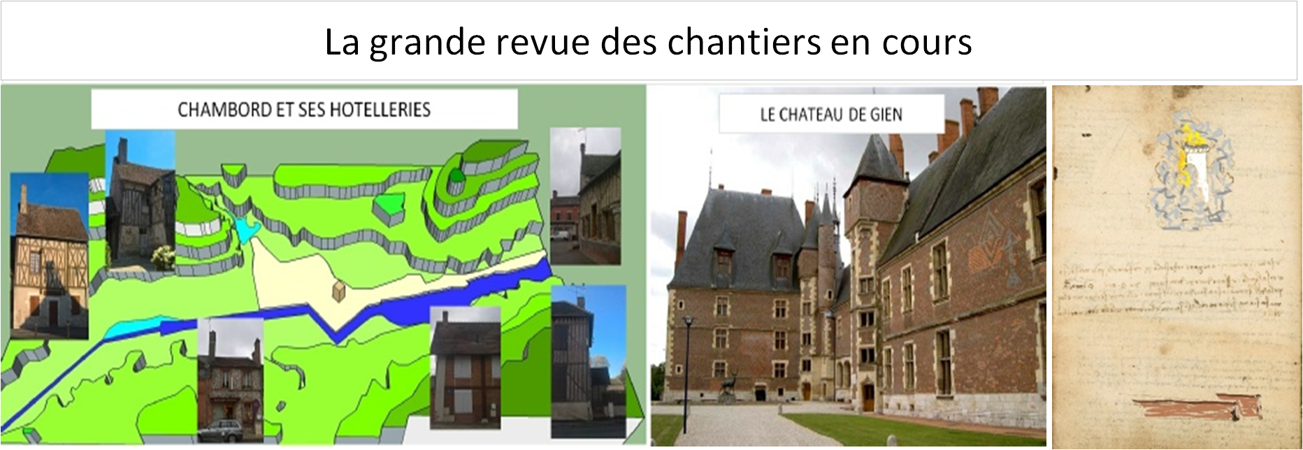 La grande revue des chantiers en cours