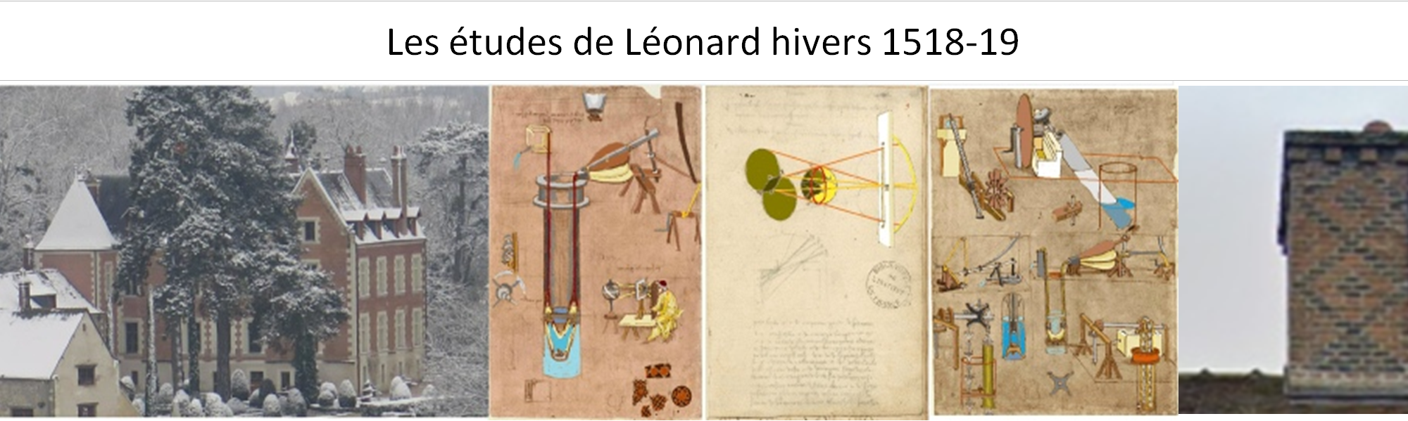 Les études de Léonard hivers 1518-19