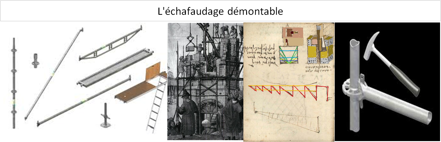 L'échafaudage démontable