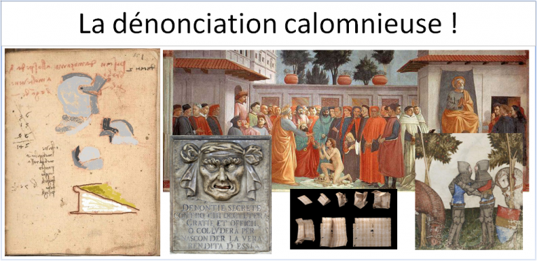 La dénonciation calomnieuse !