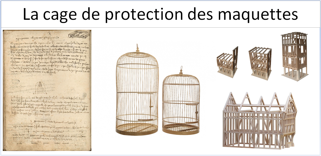 La cage de protection des maquettes