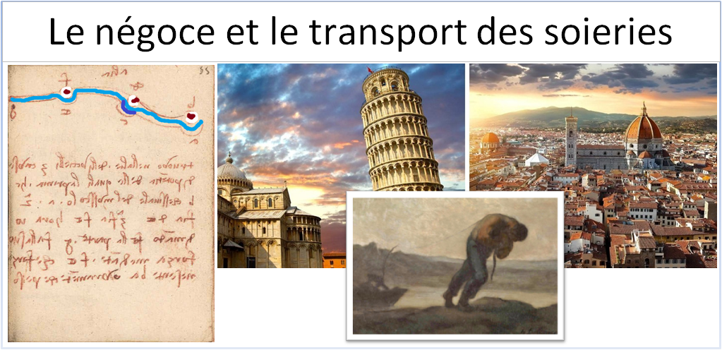 Le négoce et le transport des soieries