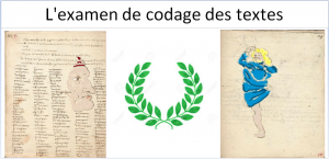 L'examen de codage des textes