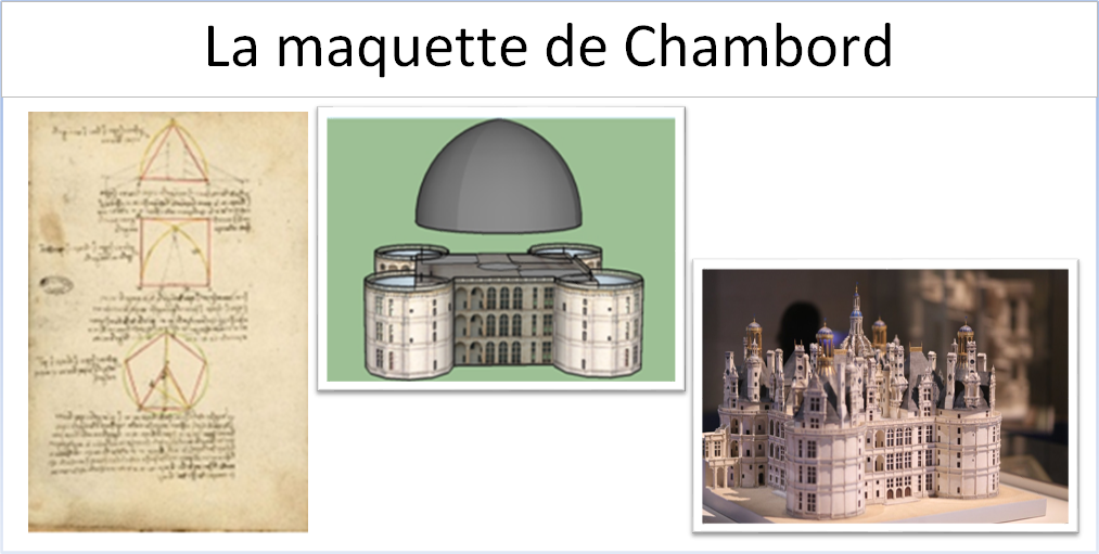 La maquette de Chambord