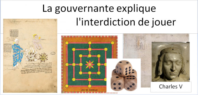 La gouvernante de Léonard lui explique l'interdiction des jeux
