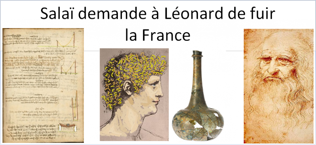 Salaï demande à Léonard de fuir la France