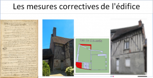 Les mesures correctives de l'édifice